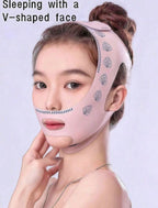 Masque de Lifting Facial & Réducteur Double Menton Rose