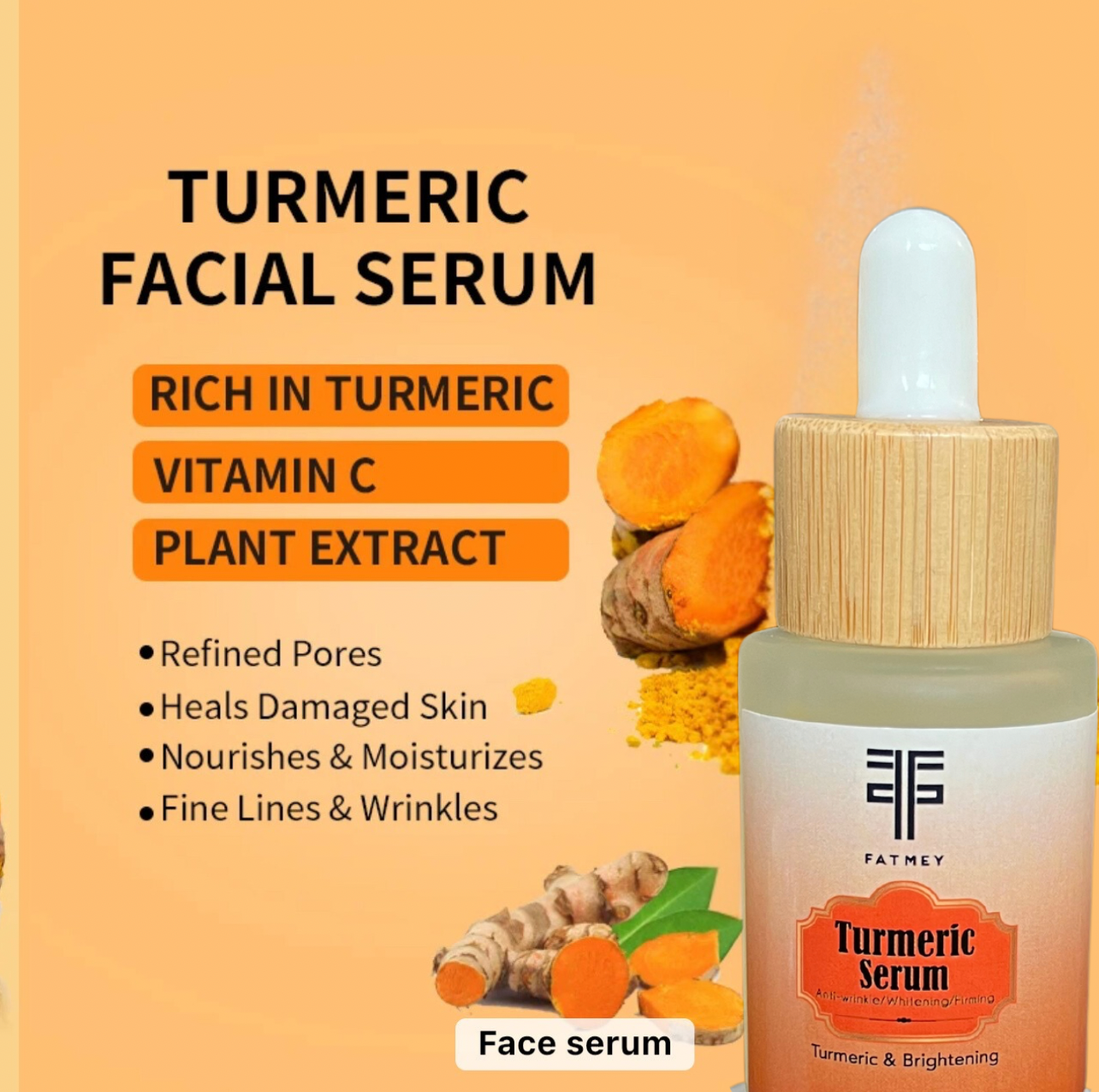 Fatmey Turmeric Six-Piece Set - Soin Visage au Curcuma