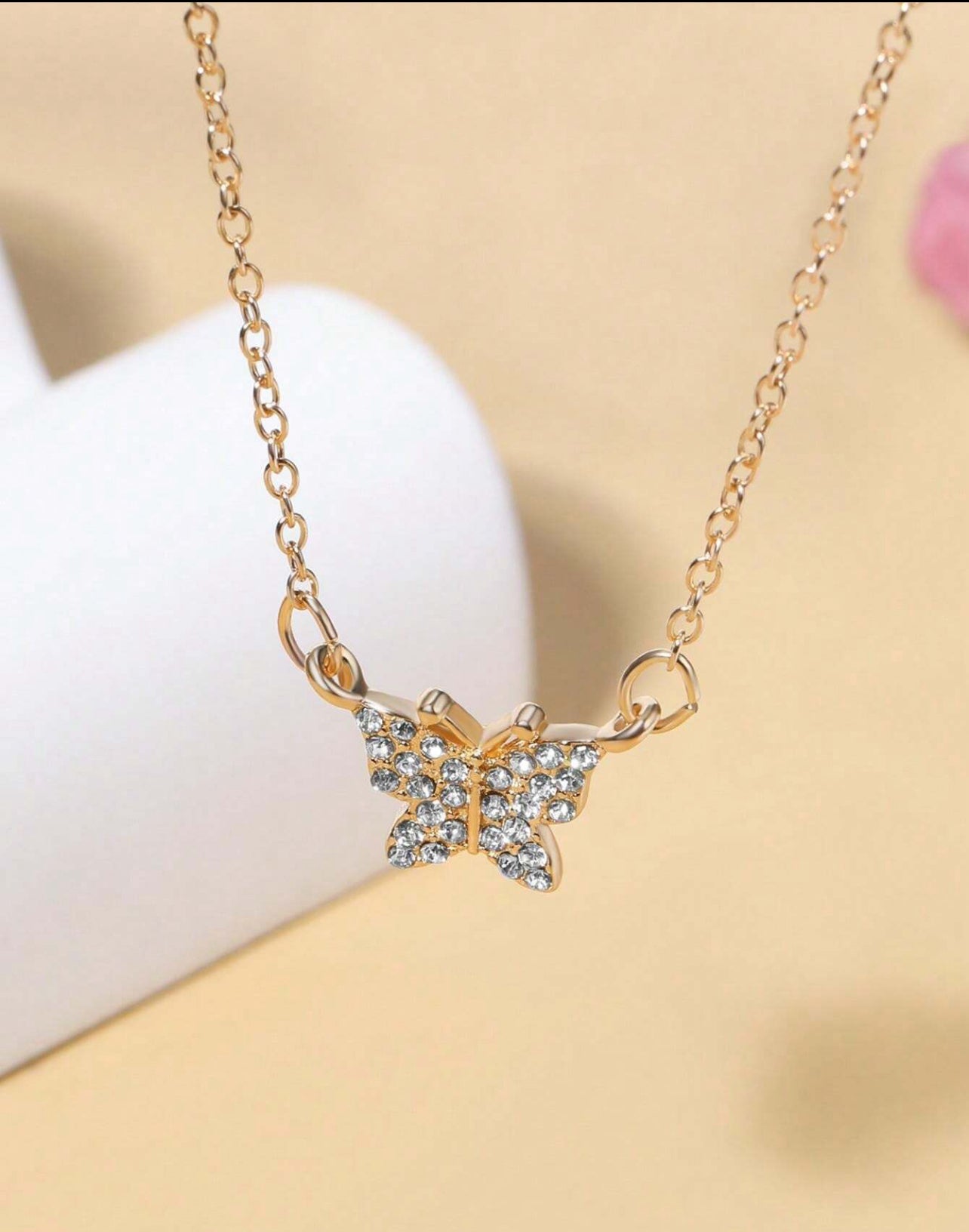 Collier mini papillon