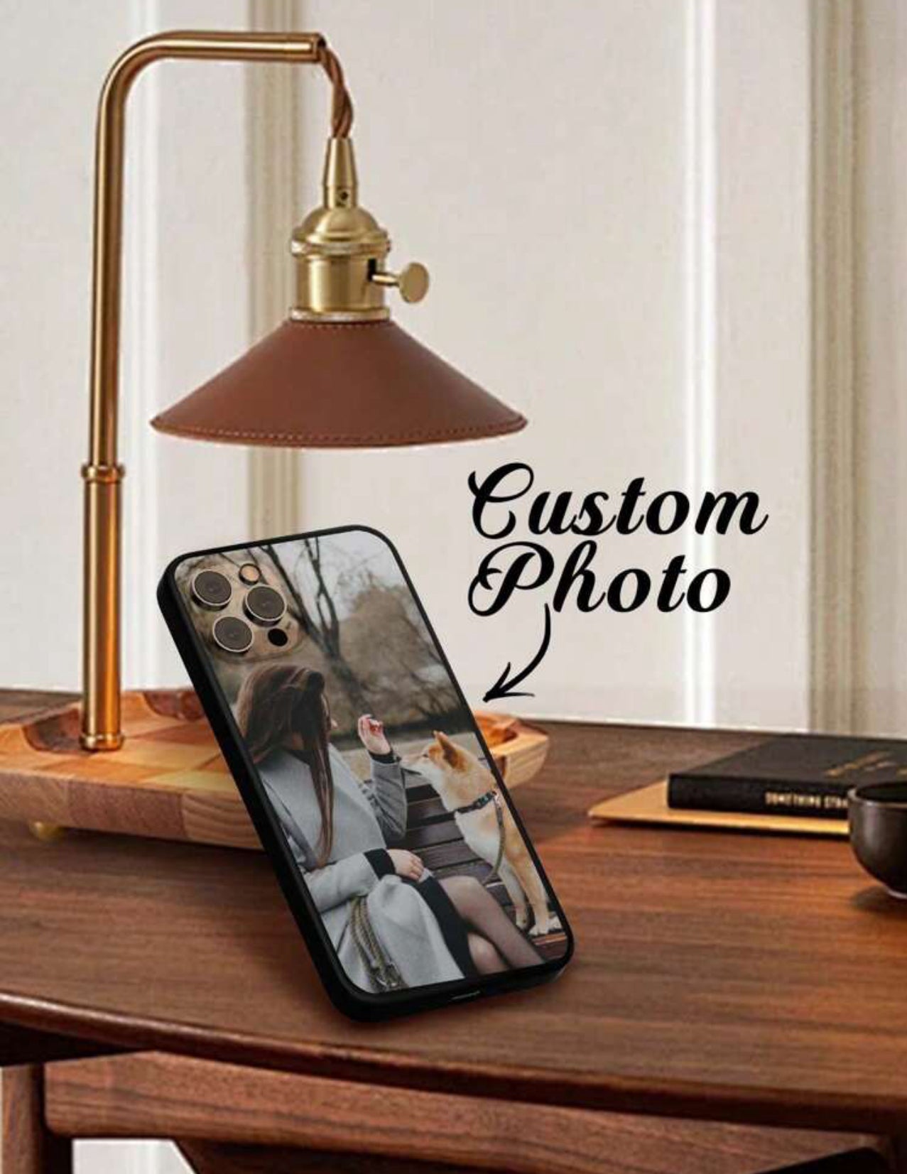 1pc Étui De Téléphone Personnalisé avec image