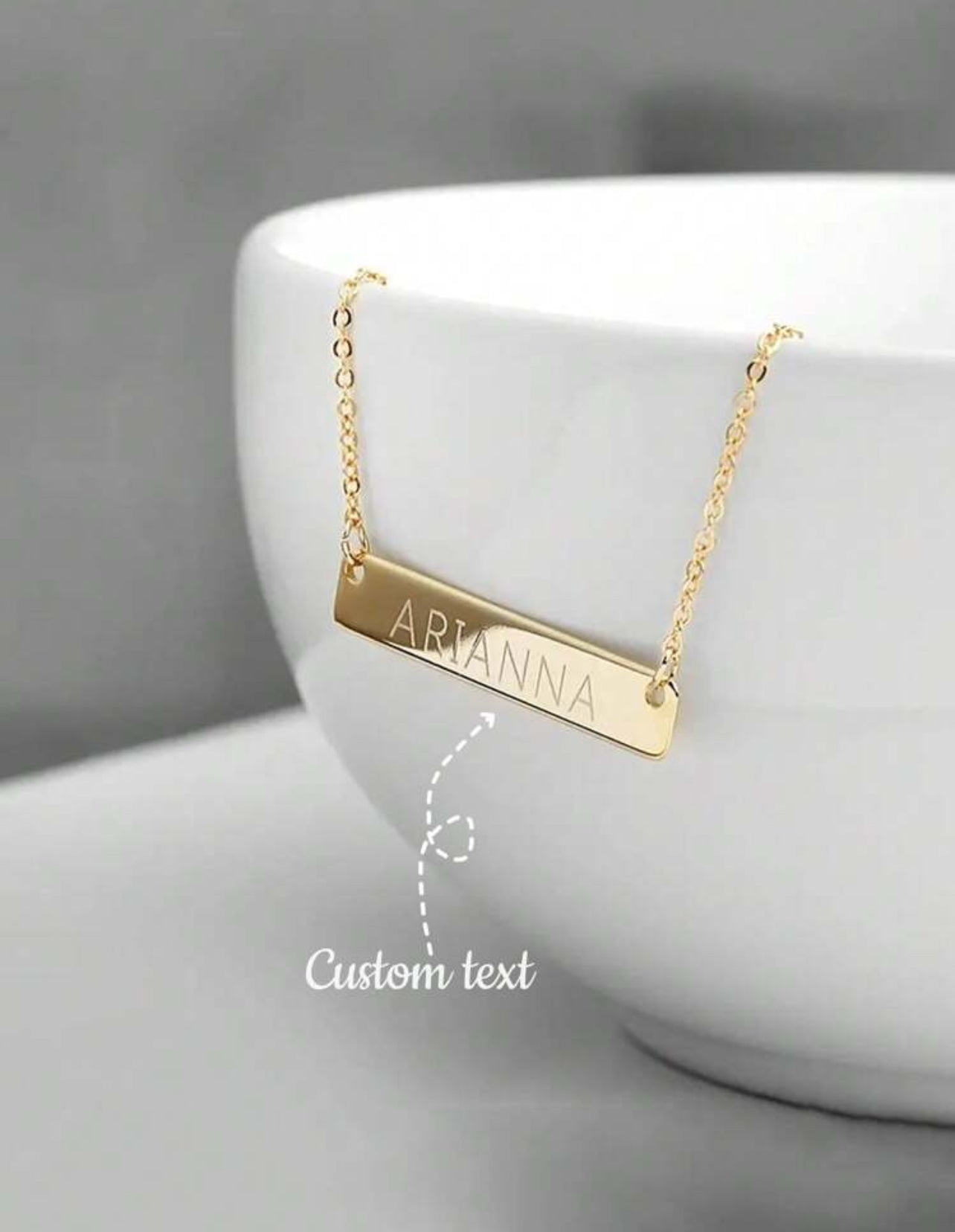 1pc Long Collier Amitié personnalisé