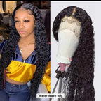 Water Wave wig/ wig 200% 13*4 transparent lace frontal