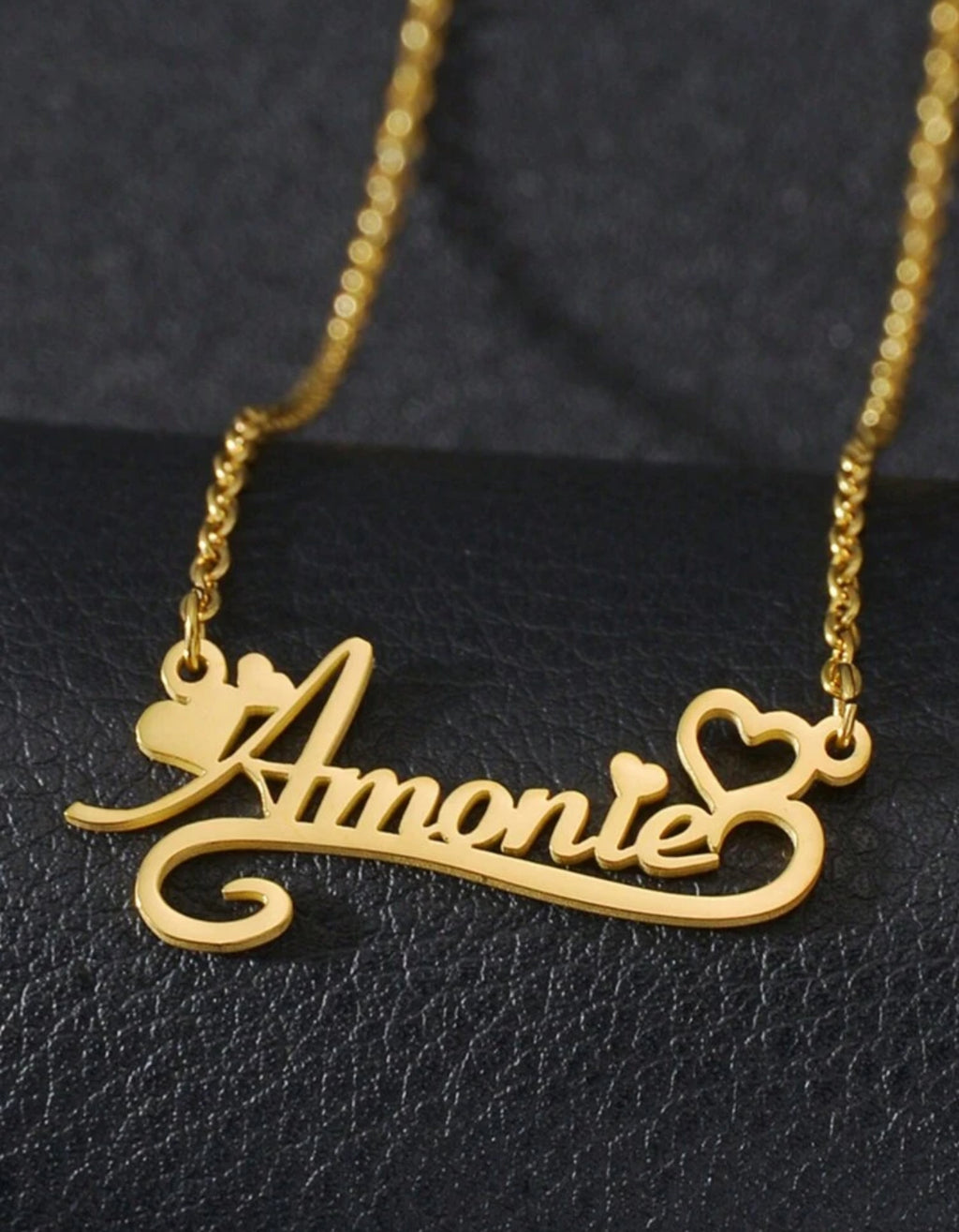 Personalized Love Necklace – 18K Gold Plated