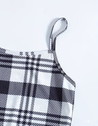 Checkerboard Chic: The Perfect Strappy Dress for Any Occasion