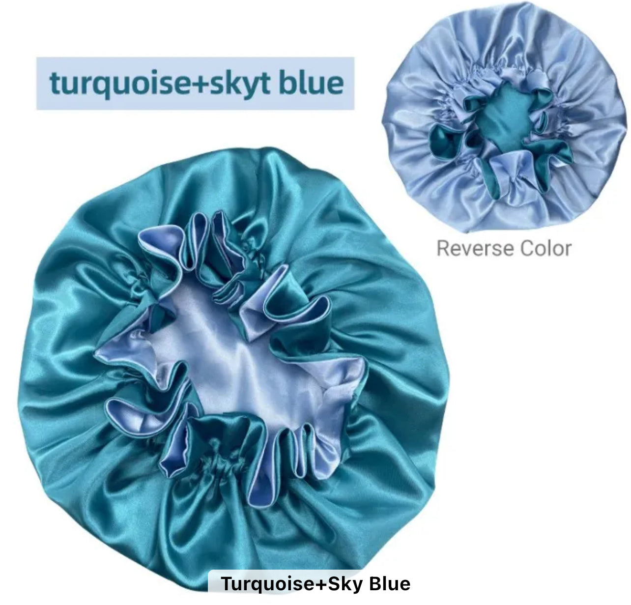 Bonnet en Satin Double Couche