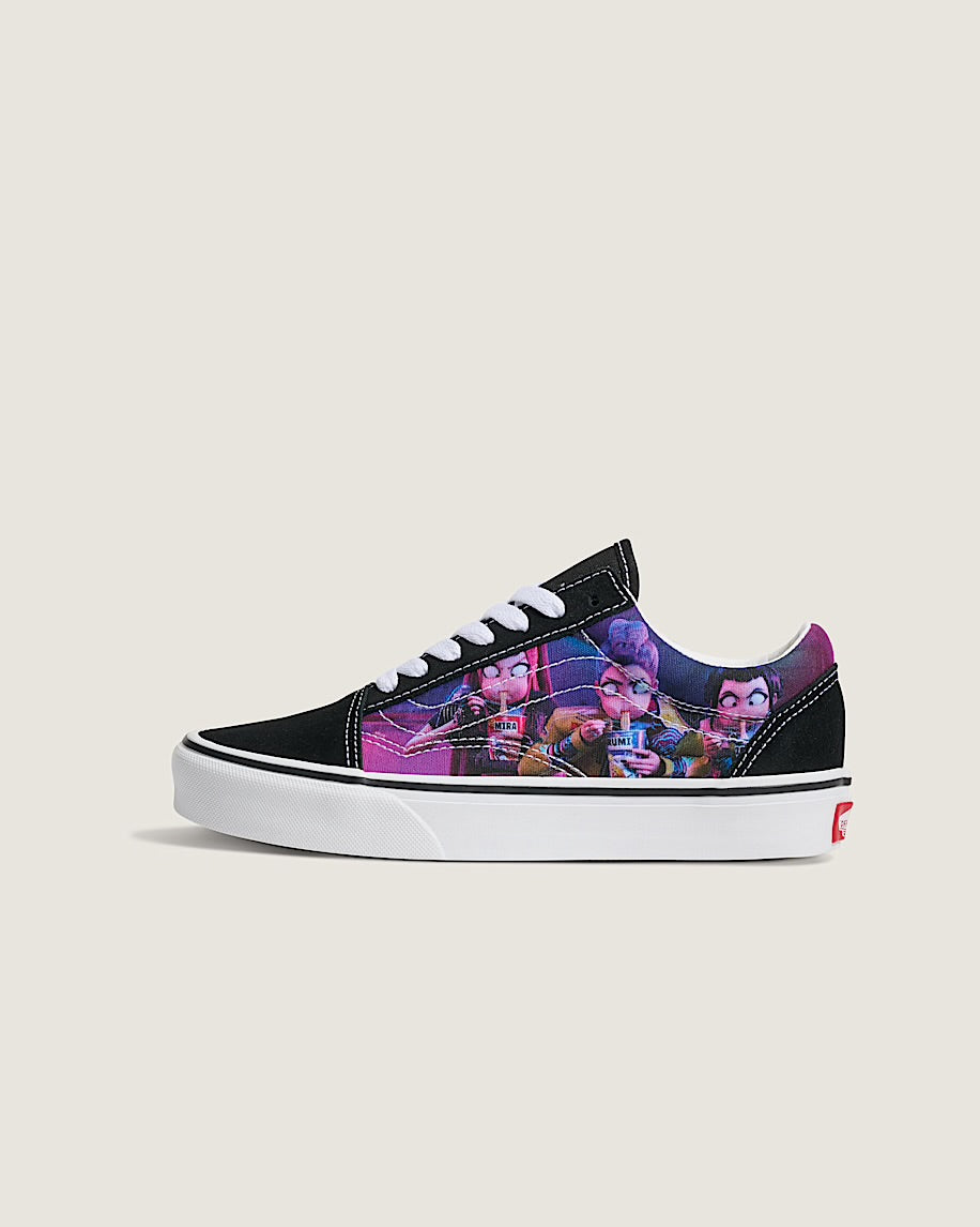 Vans Old Skool Enfant KPop Demon Hunters Noir & Violet