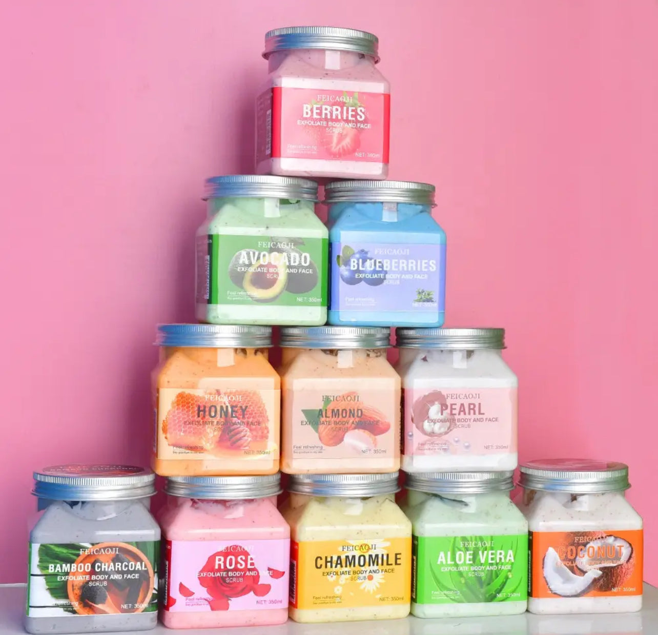 Gommage Exfoliant Naturel – Visage & Corps (350 ml)