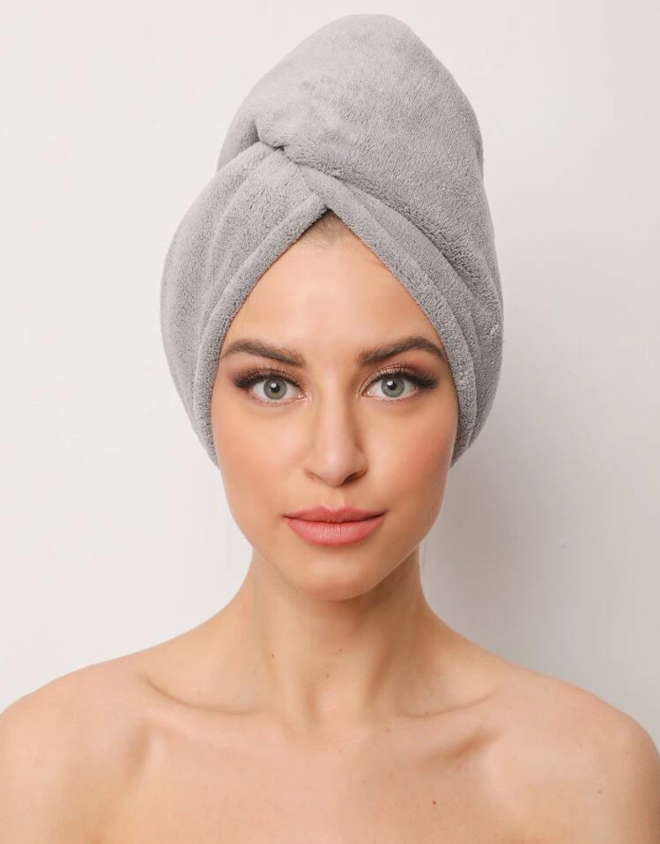 Serviette turban en microfibre à séchage rapide