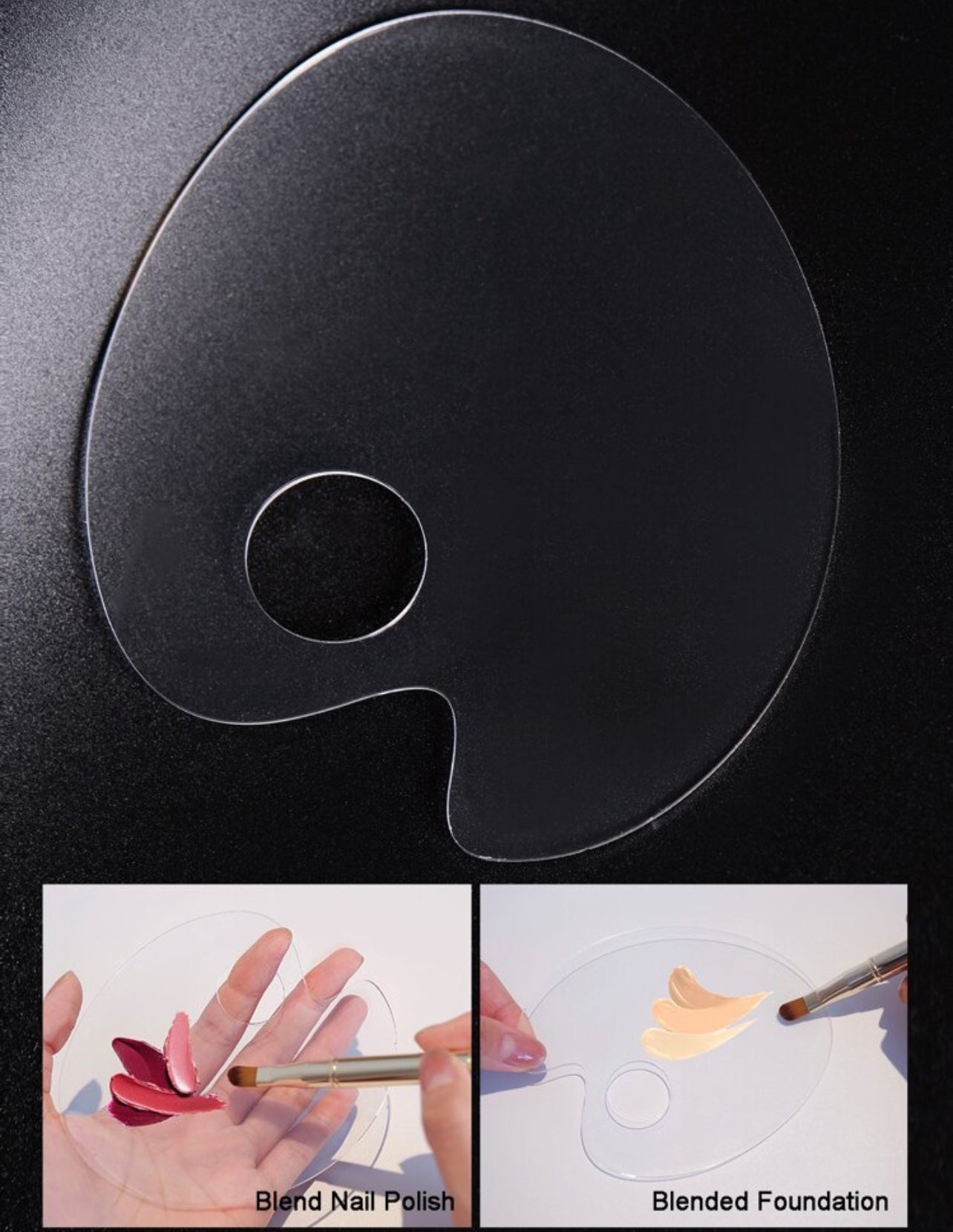 Palette De Mélange De Couleurs Pour Le Maquillage