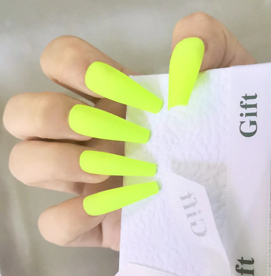 Faux ongles couleur unique