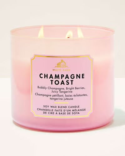 White Barn Champagne Toast 3-Wick Scented Candle – 411 g
