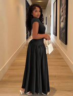 Robe Longue Élégance Sculptante