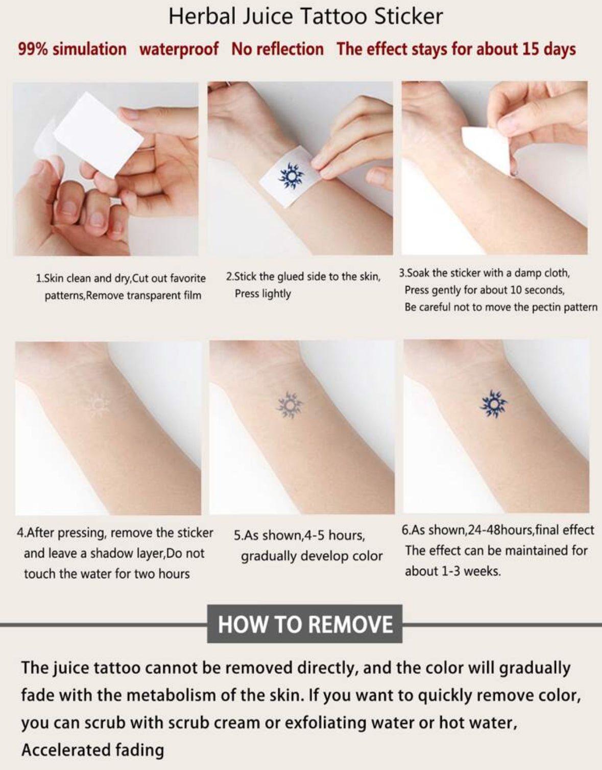 Tatouages Temporaires - Collection “Love & Inspiration