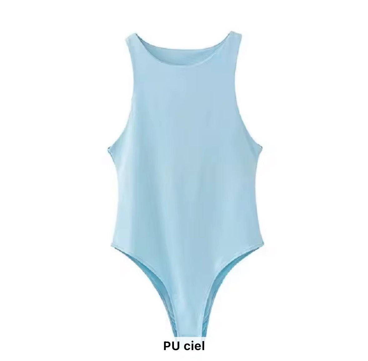 Body femme sans manches col rond – Basique chic multicolore