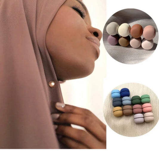 2 paires Pins Aimantés de Hijab Élégants et Pratiques – Sans Accroc