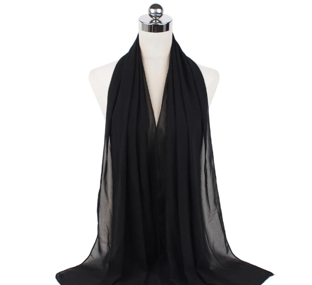 Hijab Mousseline de soie
