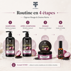 Routine FATMEY Oignon Rouge & Graine Noire en 4 étapes