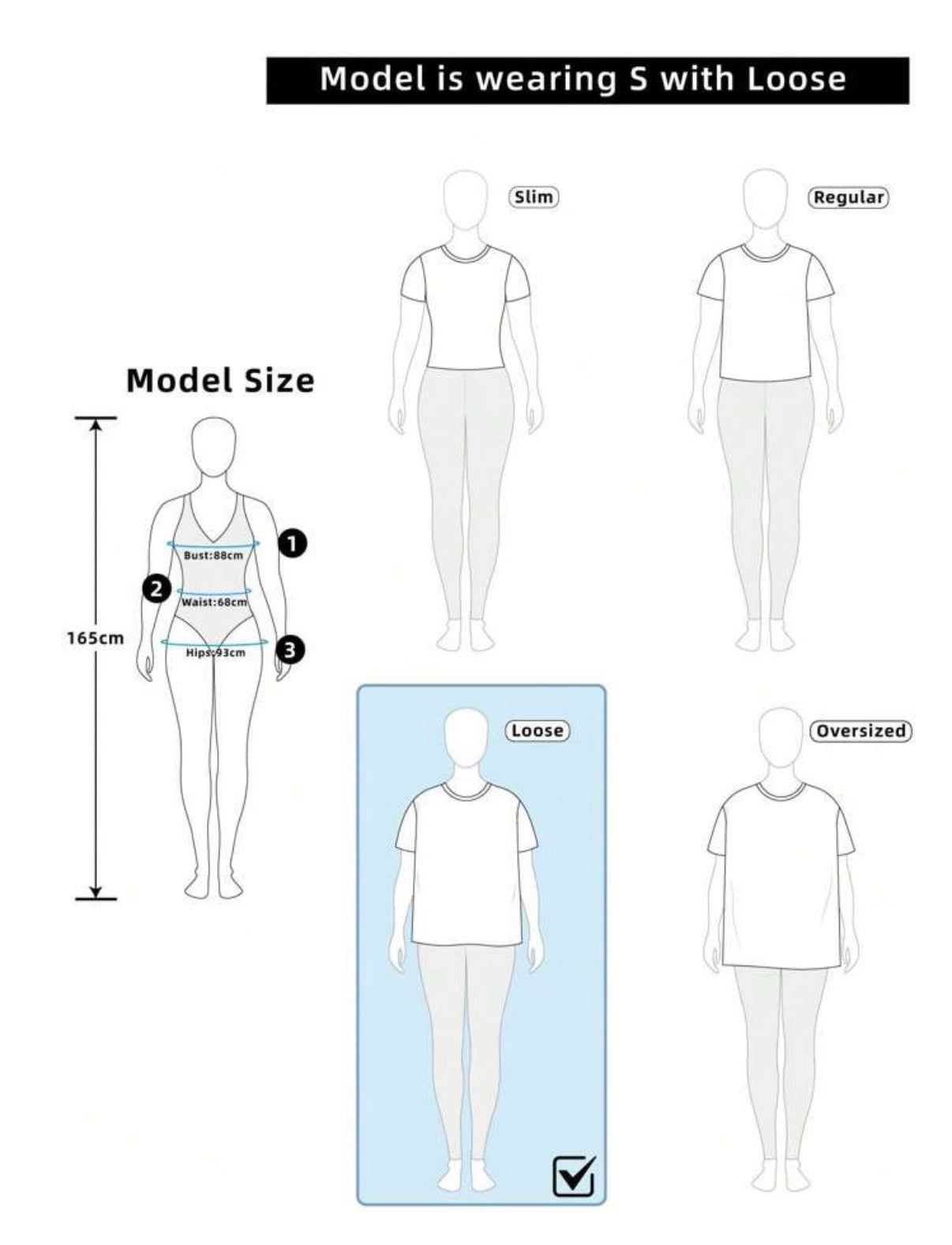 Guide de coupe du T-shirt oversize New York - FatmeyShop