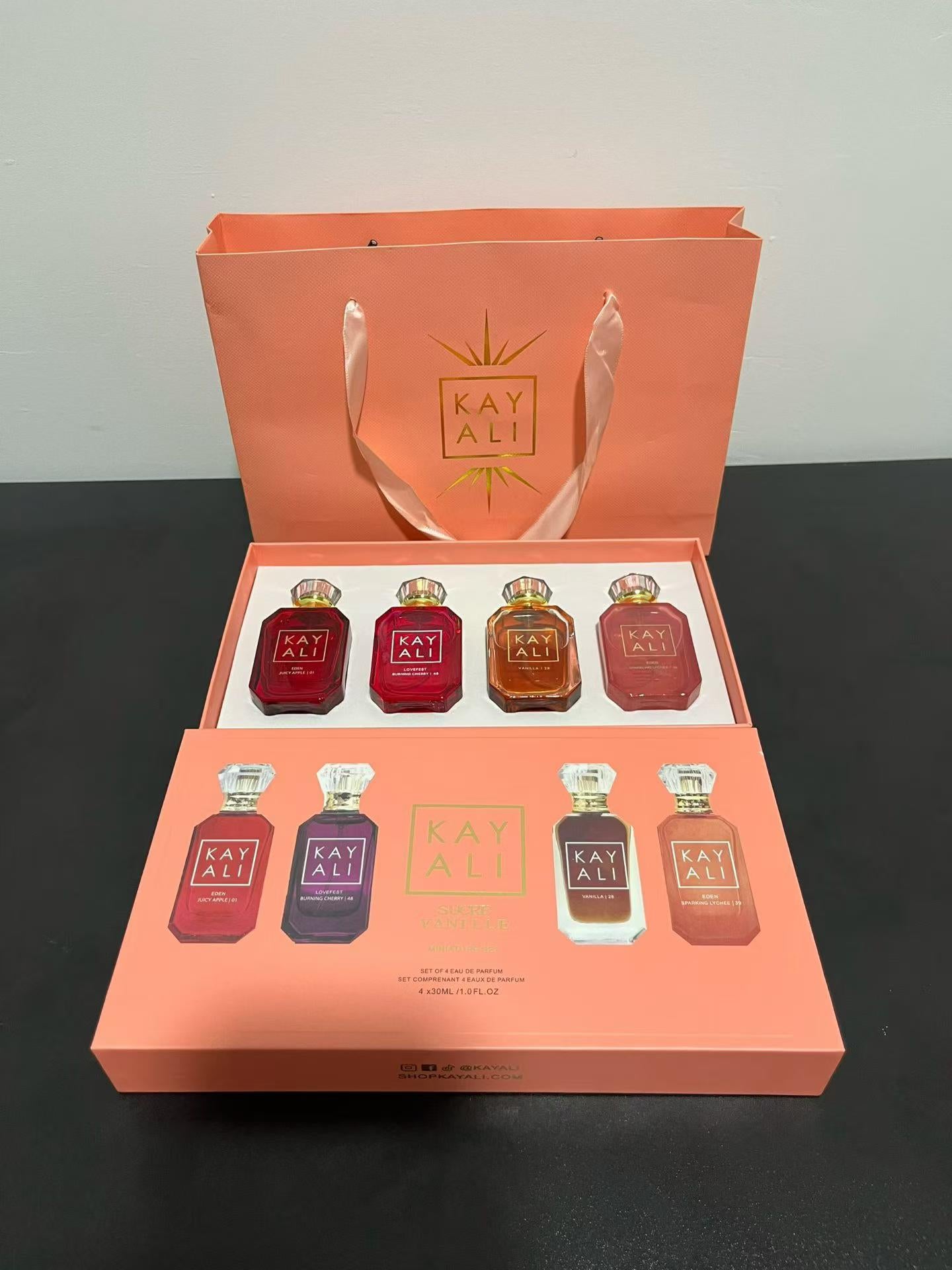 Coffret Kay Ali Sucre Vanille - 4 mini parfums 30 ml