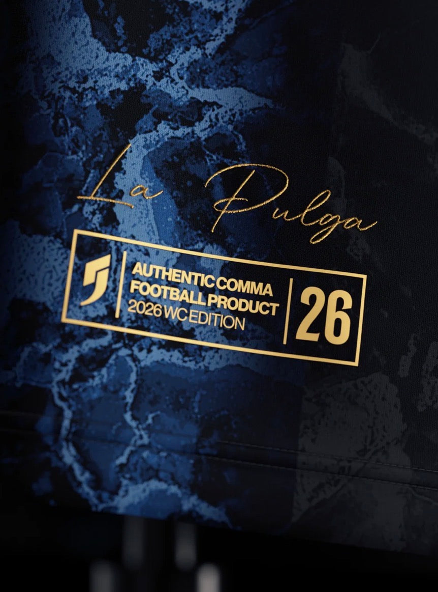 Maillot La Pulga 10 édition limitée - détail étiquette