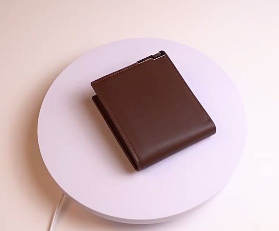 Portefeuille en cuir PU photo et texte personnalisé