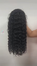 Water Wave wig/ wig 200% 13*4 transparent lace frontal