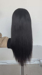 Perruque cheveux humains droite / Staight wig