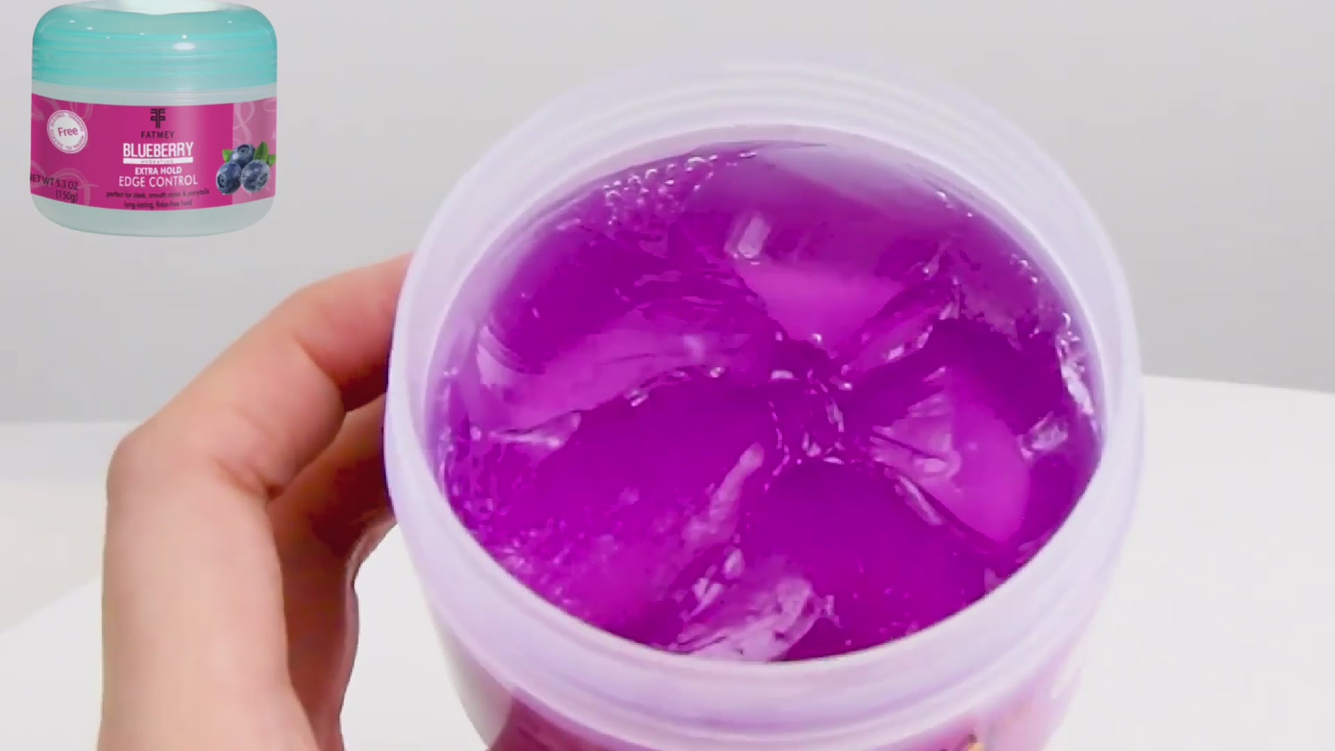 Edge Control Blueberry - Tenue Extra Forte