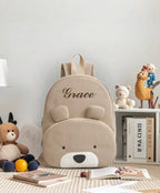 Sac à dos bébé personnalisé beige